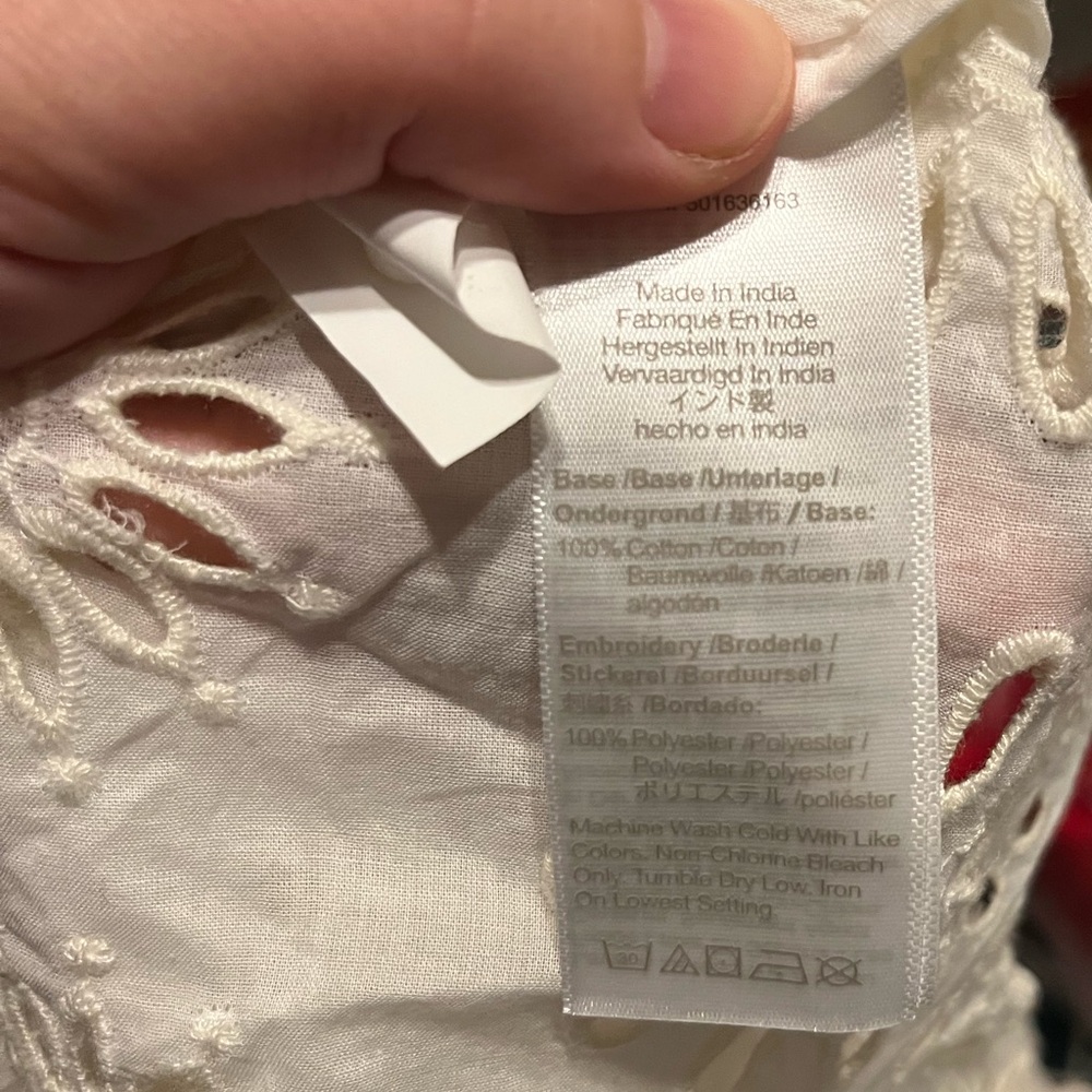 Madewell Embroidered Shirred Puff-Sleeve Top - Picture 12 of 12